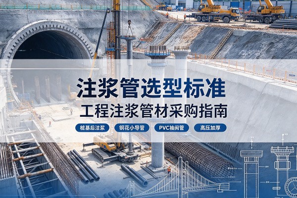 舒城注浆管选型标准