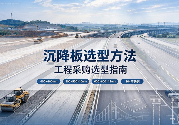 舒城沉降板选择方法