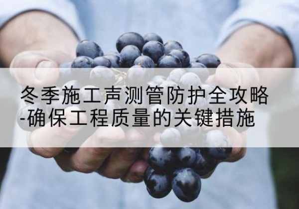 舒城冬季施工声测管有哪些防护要点？-冬季施工声测管防护全攻略-确保工程质量的关键措施